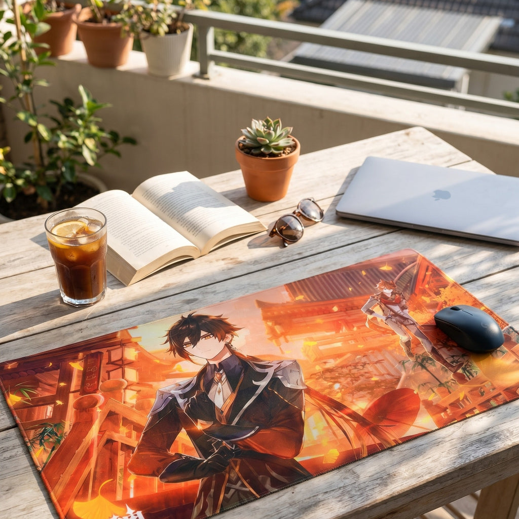Produktbild Genshin Impact - Devil Mission The Approaching Star - Zhongli und Tartaglia Mousepad