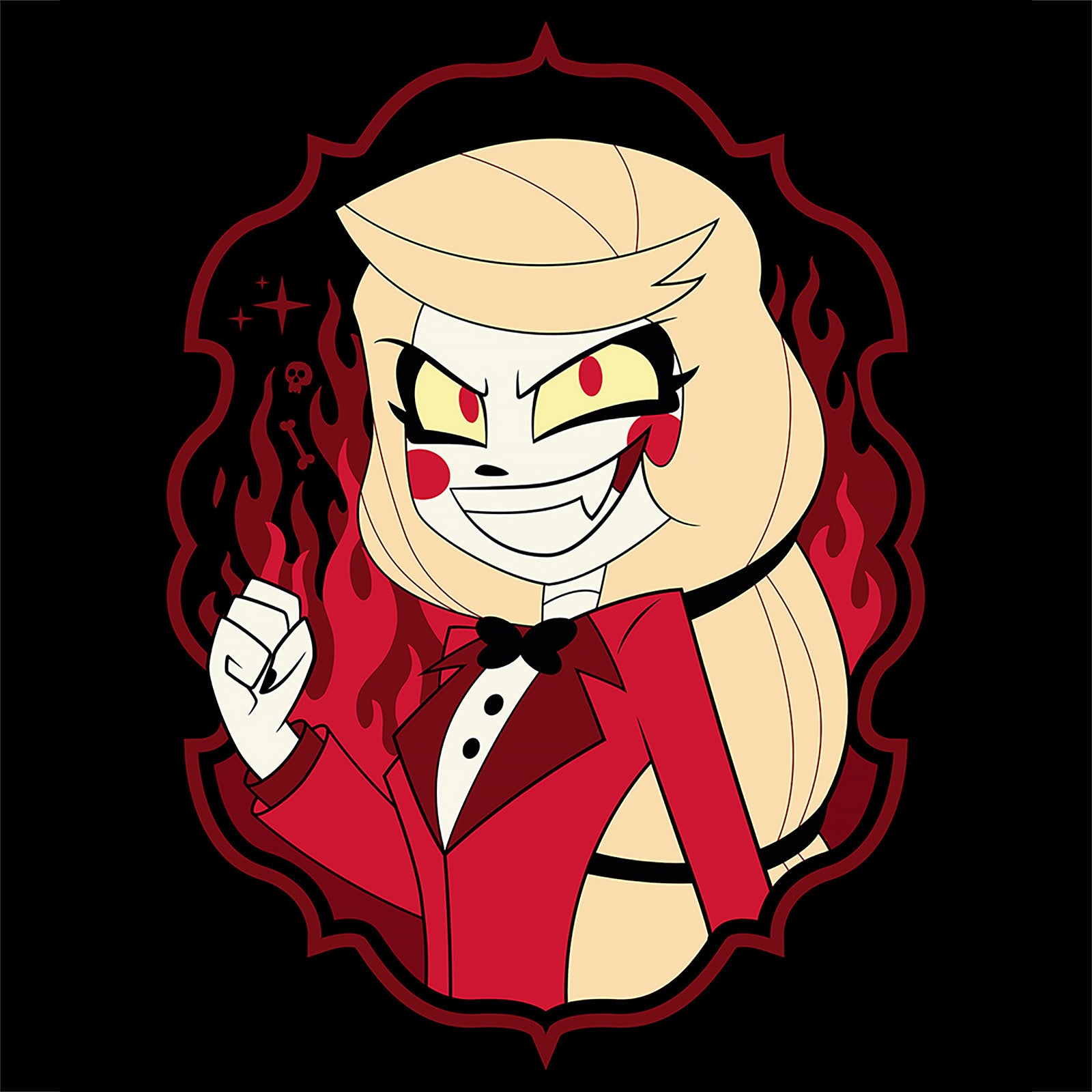 Produktbild Charlie Morningstar T-Shirt für Hazbin Hotel Fans
