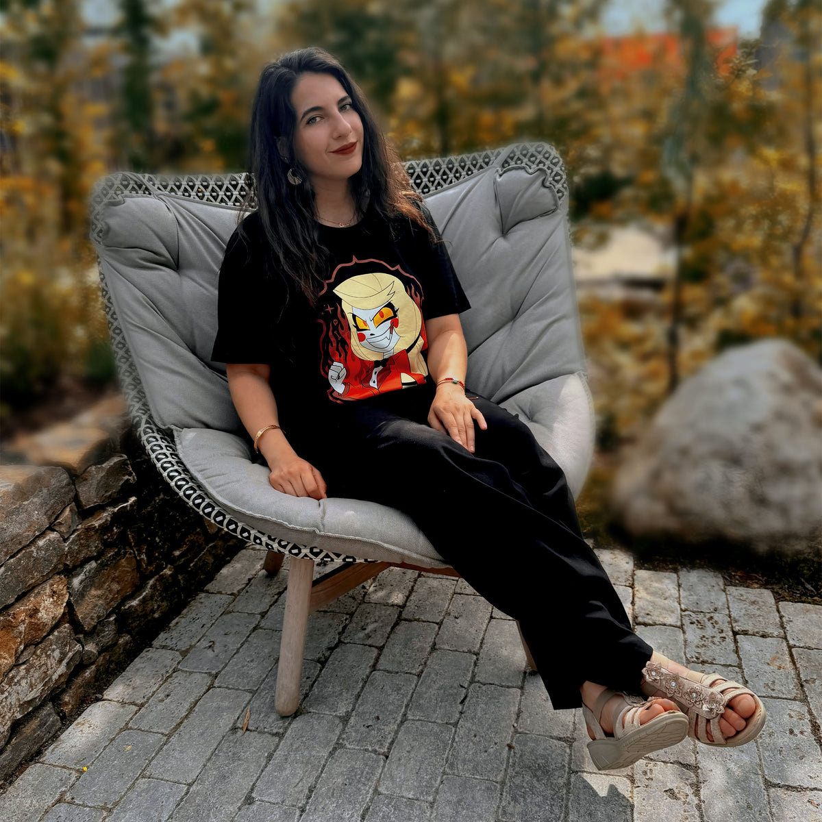 Produktbild Charlie Morningstar T-Shirt für Hazbin Hotel Fans