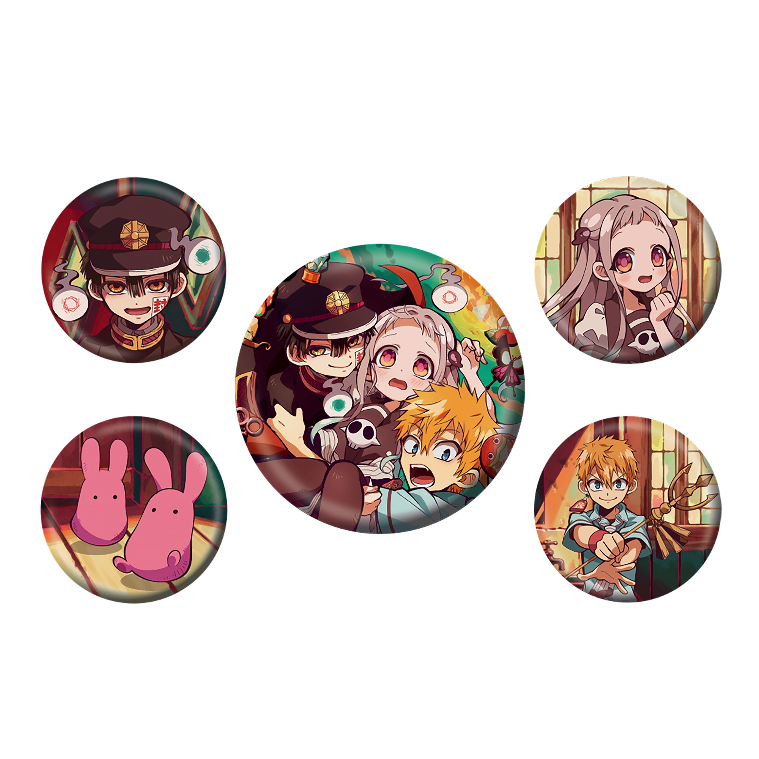 Produktbild Mein Schulgeist Hanako - Characters Button 5er Set