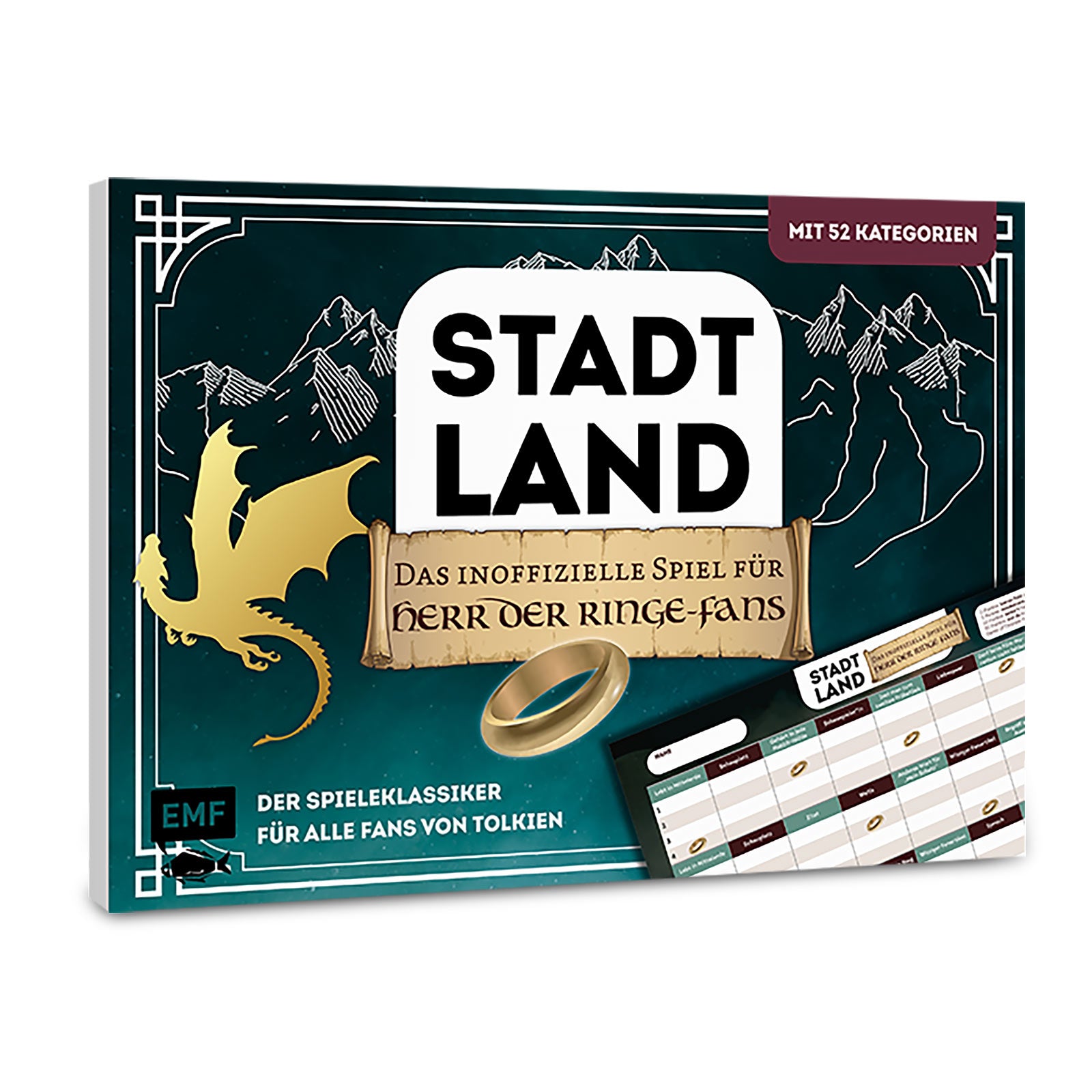 Produktbild Stadt Land - Das inoffizielle Spiel für Der Herr der Ringe-Fans