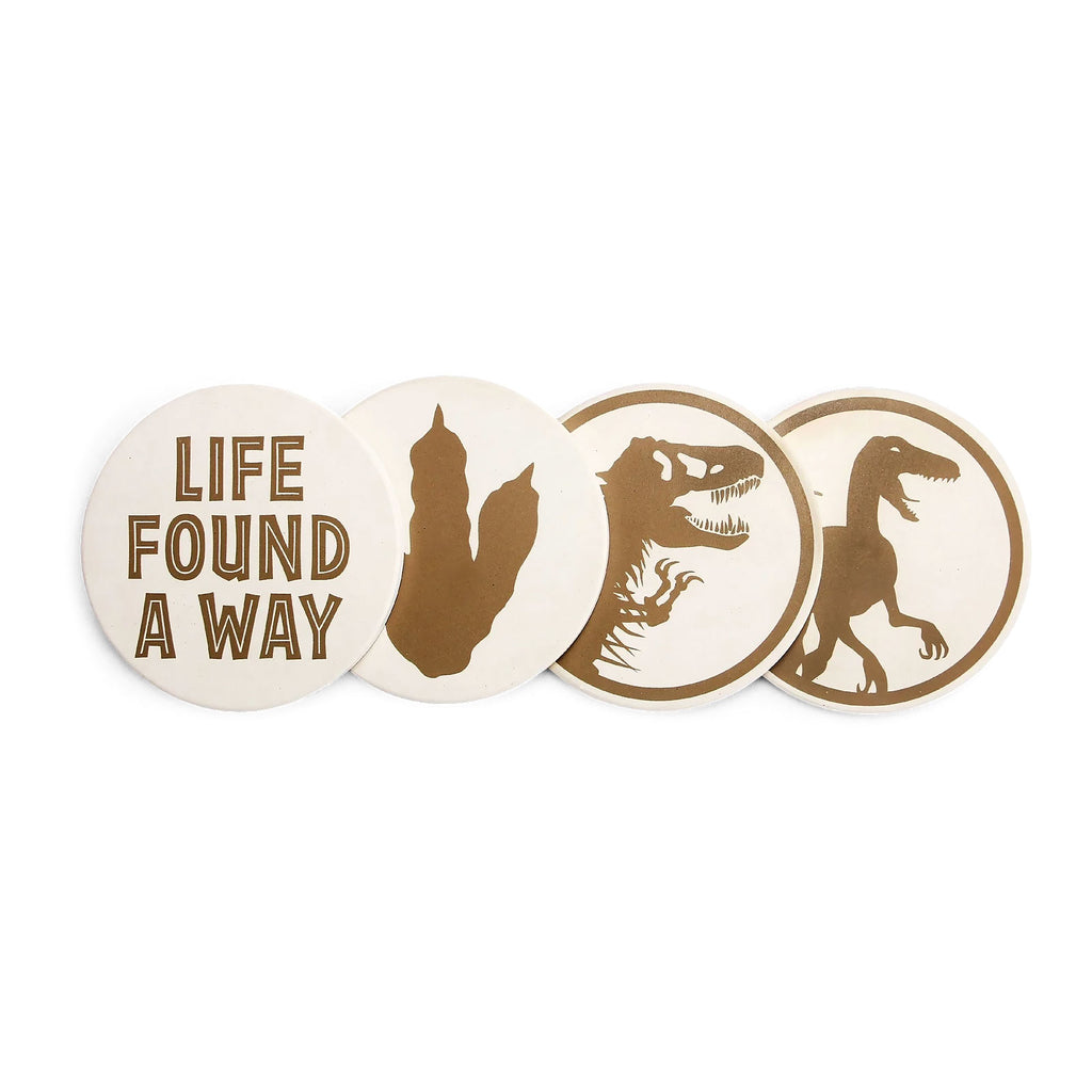 Produktbild Jurassic Park - Life Found A Way Untersetzer 4er Set