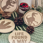 Produktbild Jurassic Park - Life Found A Way Untersetzer 4er Set