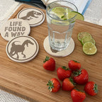 Produktbild Jurassic Park - Life Found A Way Untersetzer 4er Set