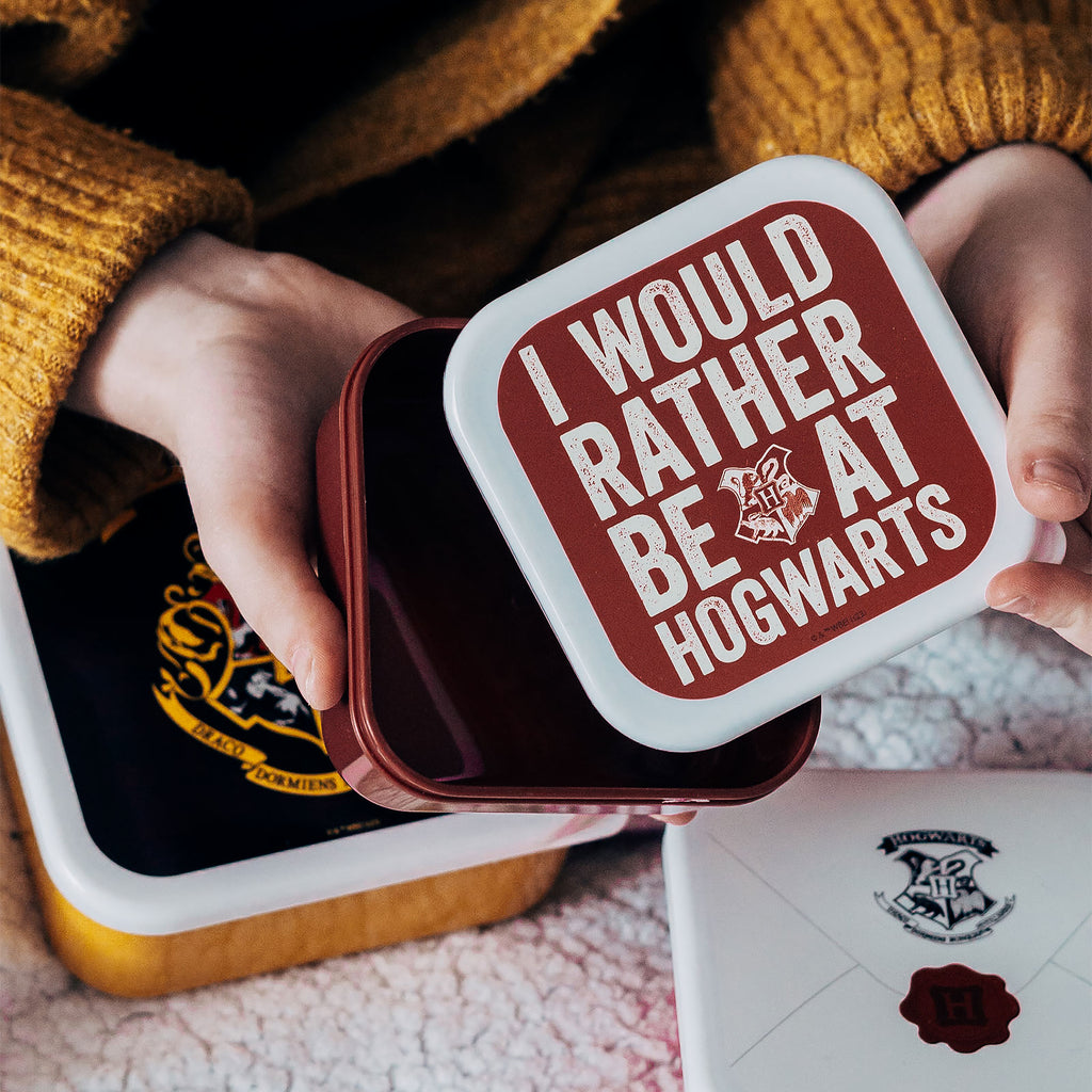 Produktbild Harry Potter - Hogwarts Wappen Lunchbox 3er Set