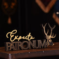 Produktbild Expecto Patronum Schriftzug Deko Holz - Harry Potter