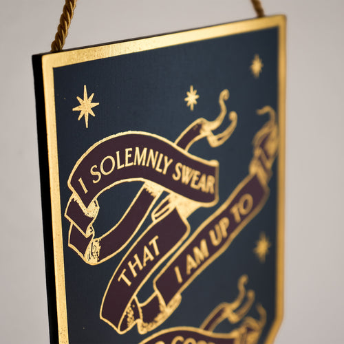 Produktbild Harry Potter - I Solemnly Swear Alumni Wandbild Holz