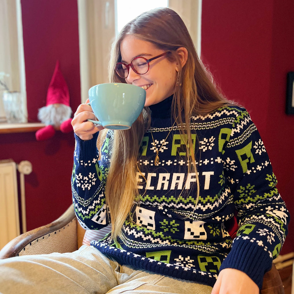 Produktbild Minecraft - Pattern Strickpullover blau