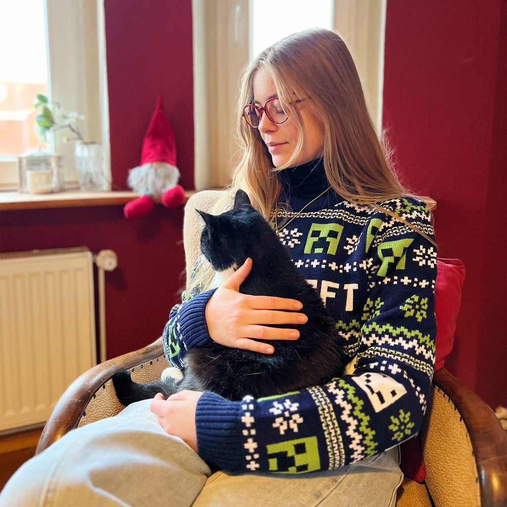 Produktbild Minecraft - Pattern Strickpullover blau