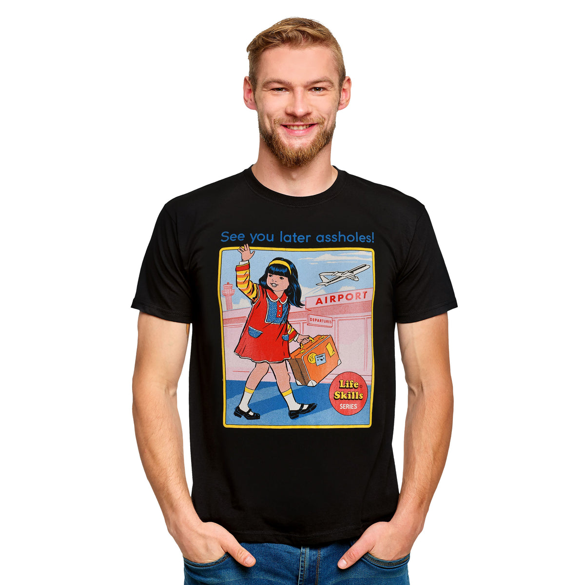 Produktbild Steven Rhodes - See You Later Assholes! T-Shirt schwarz