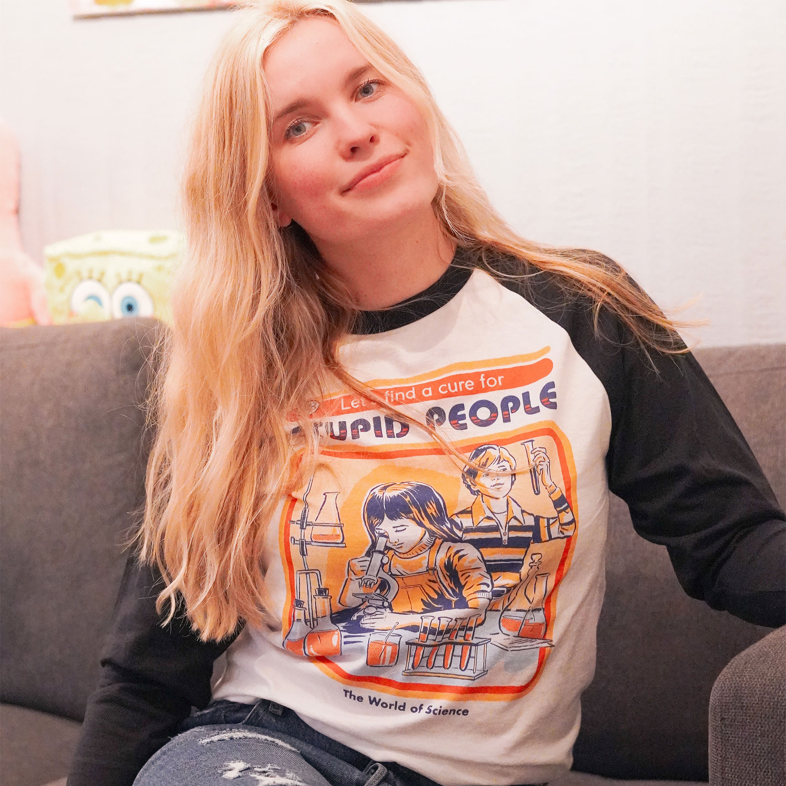 Produktbild Steven Rhodes - Let's Find A Cure For Stupid People Longsleeve