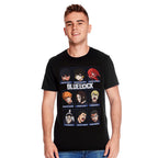 Produktbild Blue Lock - Characters T-Shirt schwarz