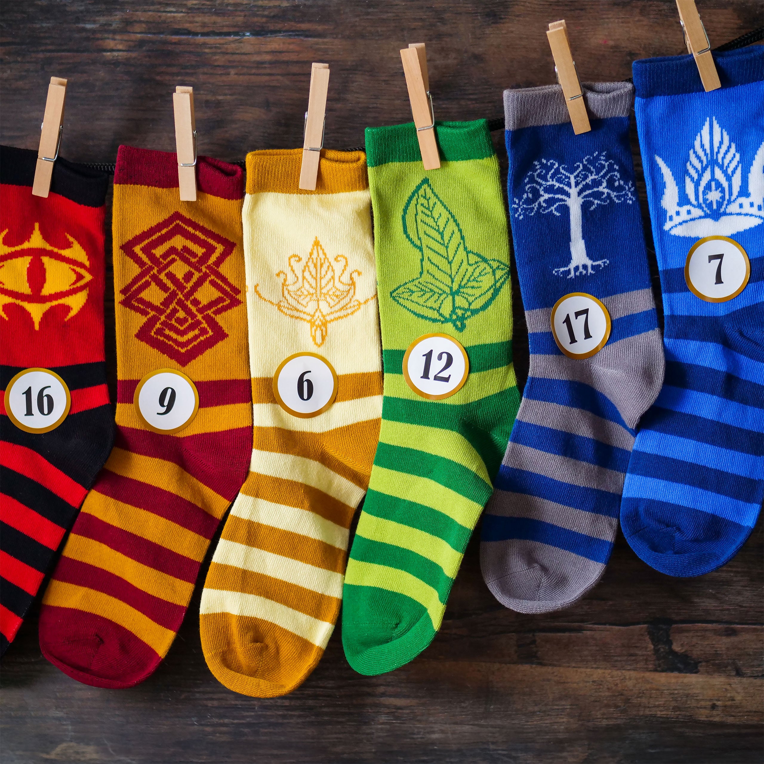 Produktbild Der Herr der Ringe Socken Adventskalender zum Befüllen