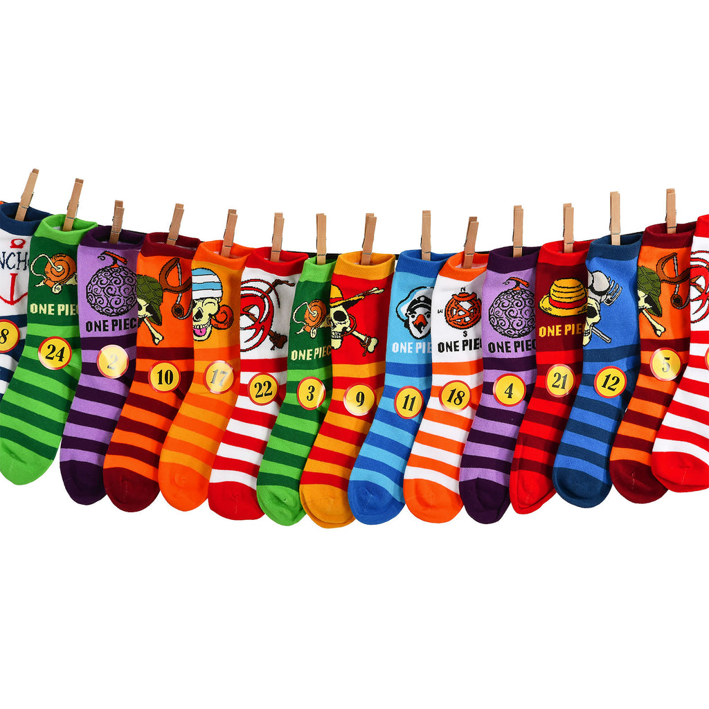 Produktbild One Piece Socken Adventskalender zum Befüllen