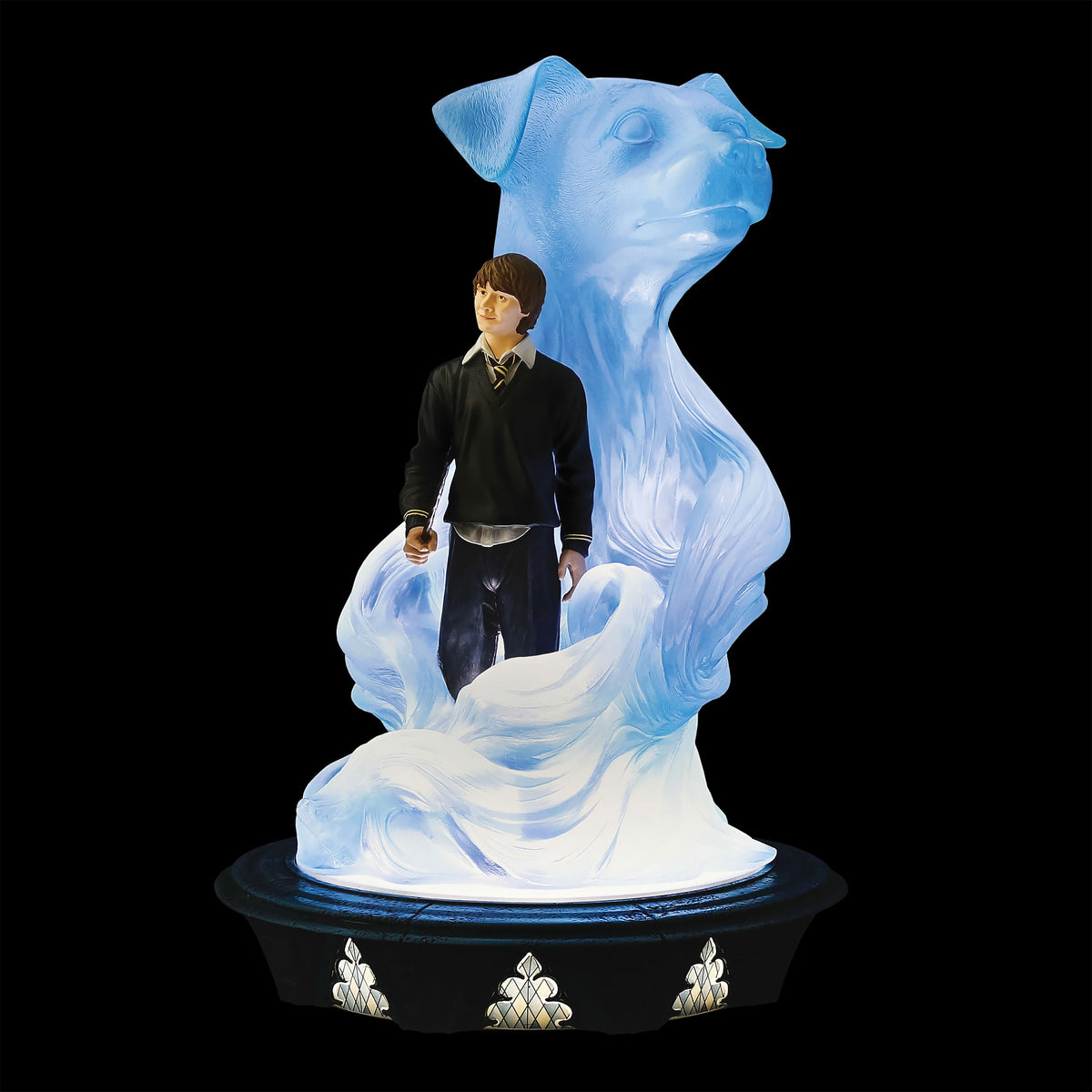 Produktbild Ron mit Patronus Diorama Figur mit Licht - Harry Potter