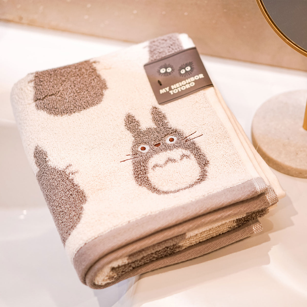 Produktbild Totoro - Silhouette Totoro Mini Handtuch