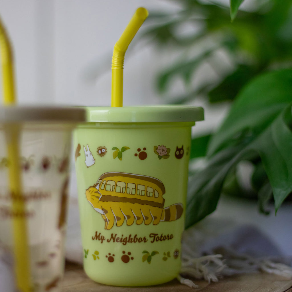Product image Totoro - Catbus and Totoro Cup with Straw 3-Piece Set