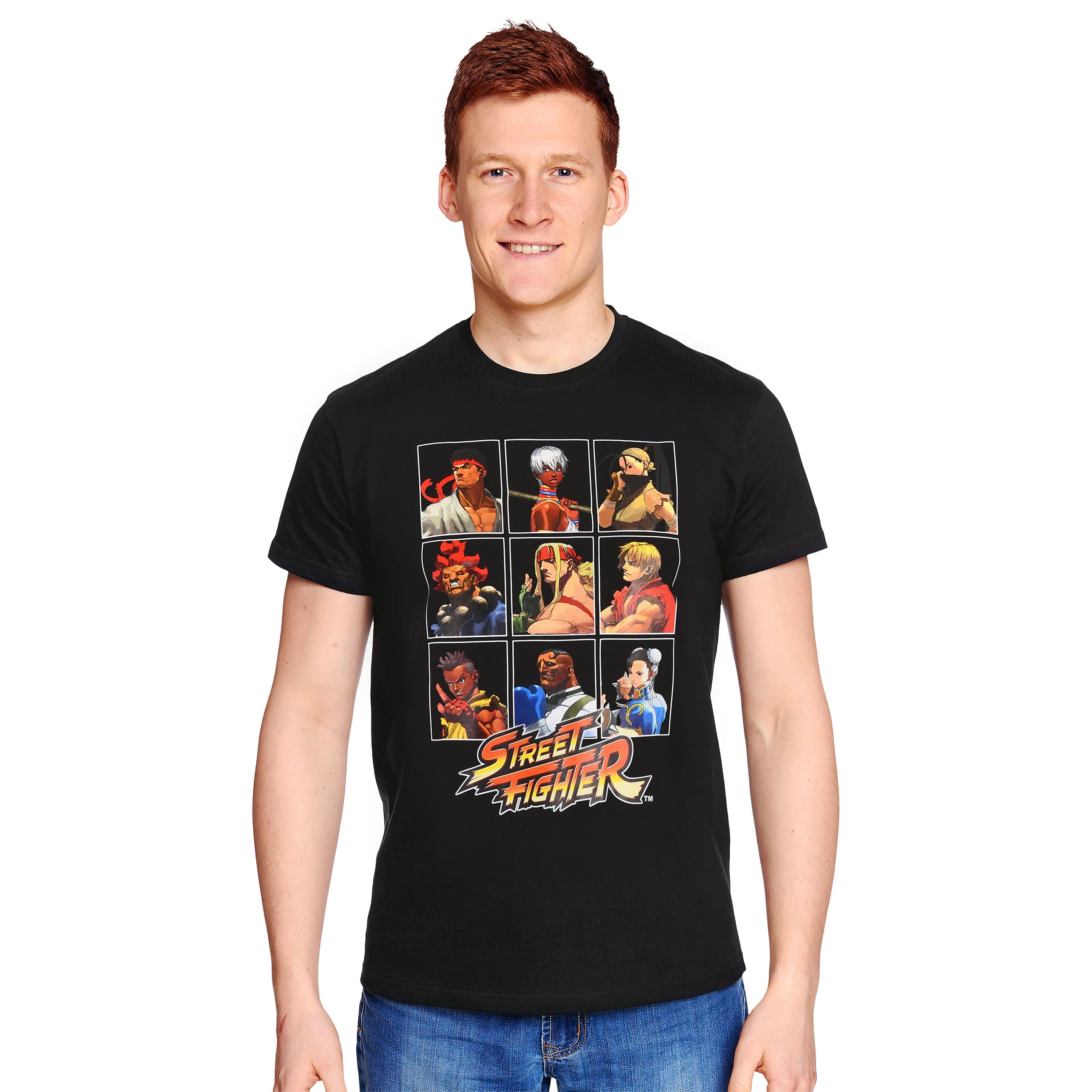 Produktbild Street Fighter - Characters T-Shirt schwarz