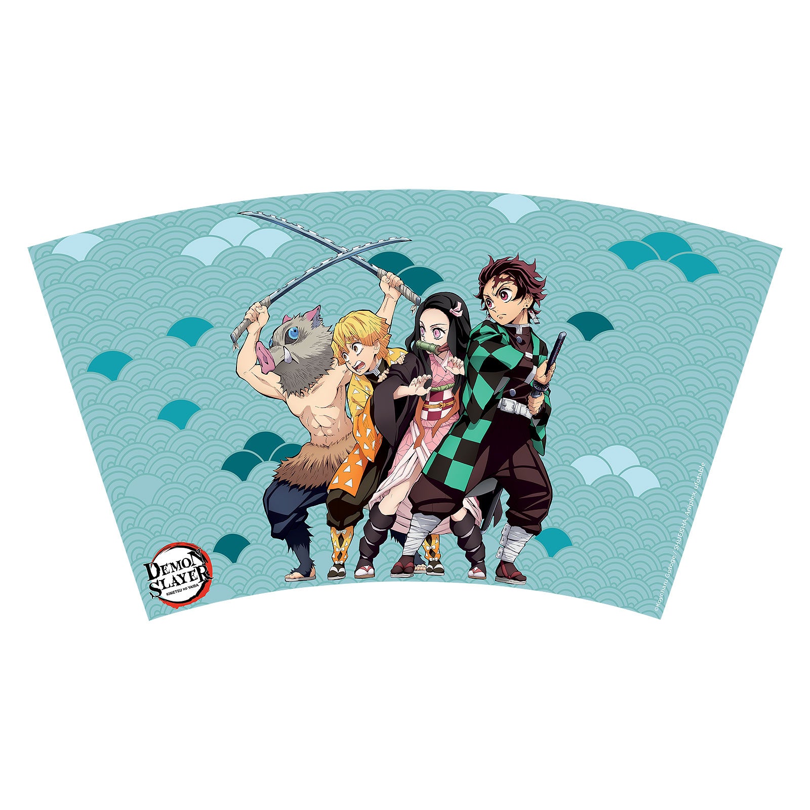 Produktbild Demon Slayer - Group Trinkbecher mit Strohhalm