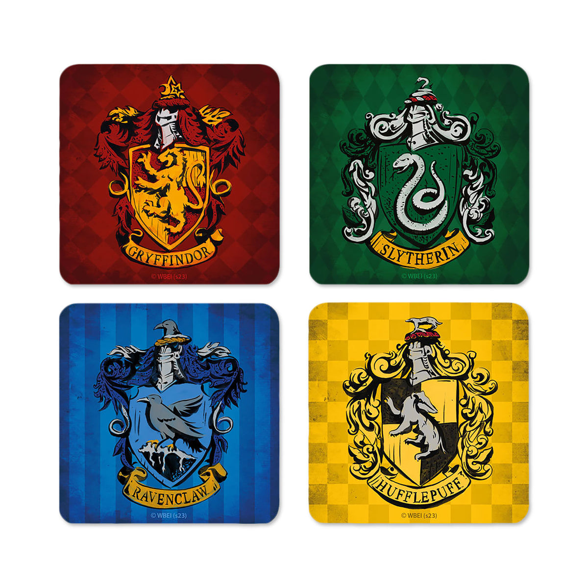 Produktbild Harry Potter - Häuser Wappen Untersetzer 4er Set
