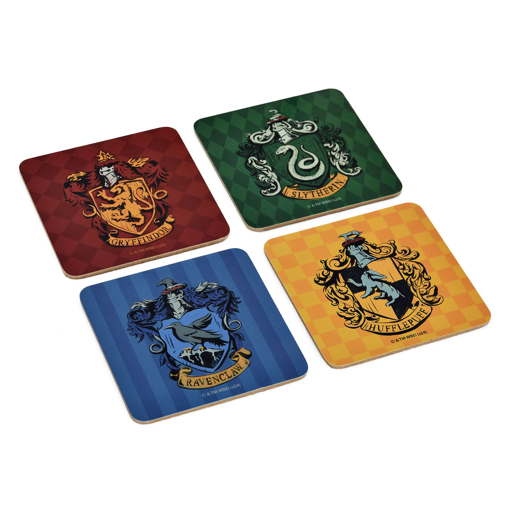 Produktbild Harry Potter - Häuser Wappen Untersetzer 4er Set