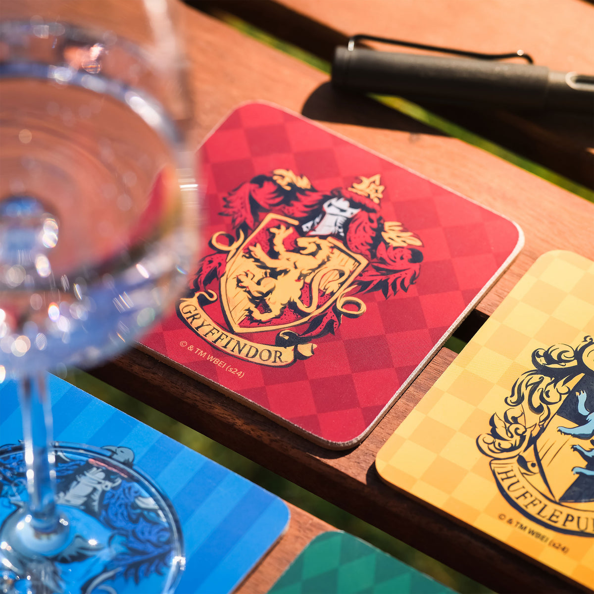 Produktbild Harry Potter - Häuser Wappen Untersetzer 4er Set