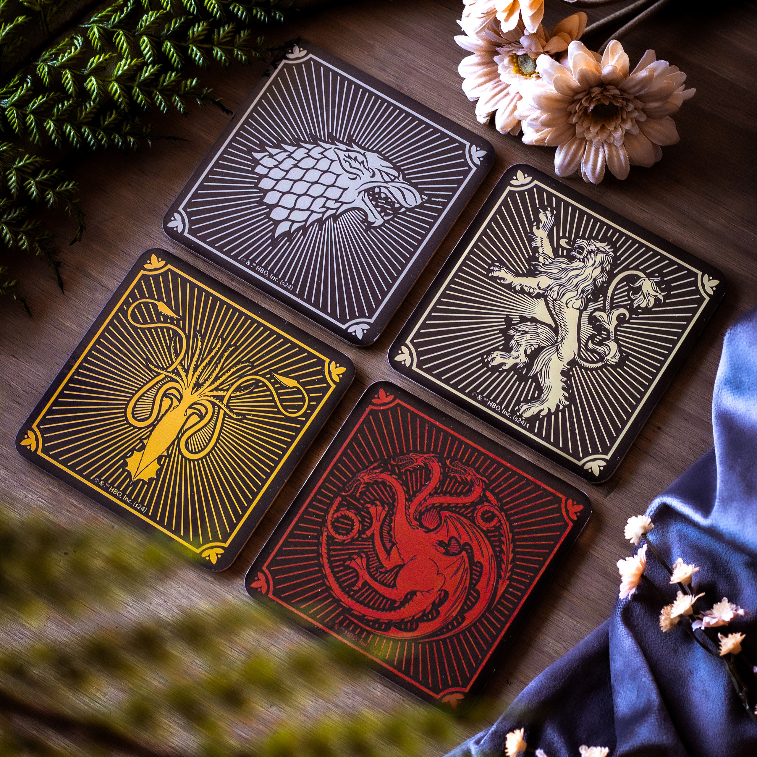 Product image Game of Thrones - House Crests Coaster Set of 4