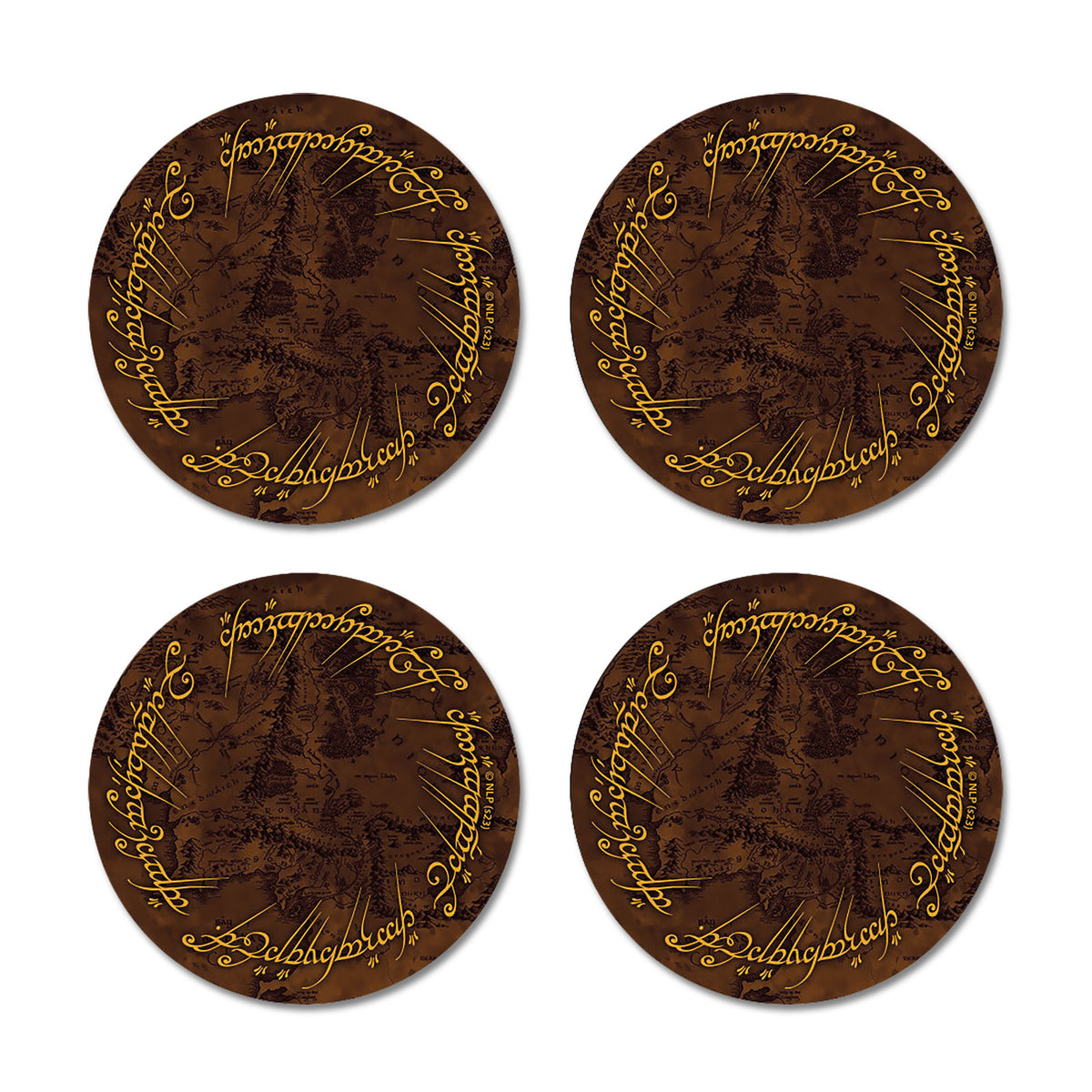 Product image The Lord of the Rings - The One Ring Coaster Set of 4