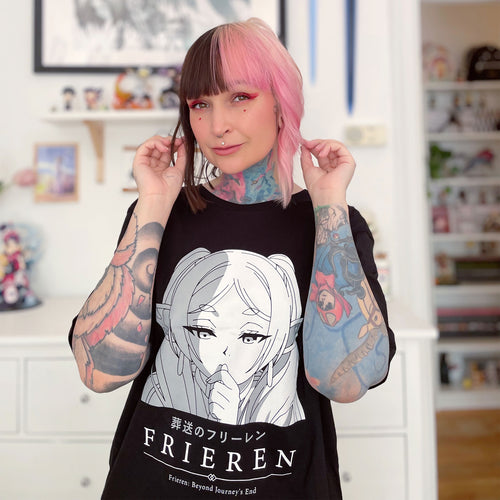 Produktbild Character T-Shirt für Frieren Fans schwarz