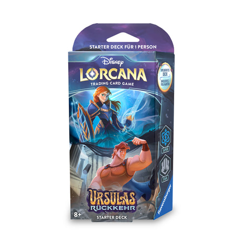 Produktbild Disney Lorcana Saphir und Stahl Starterset - Ursulas Rückkehr Trading Card Game
