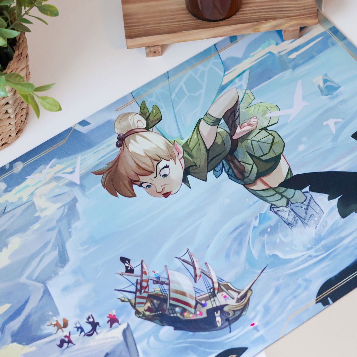 Produktbild Disney Lorcana Spielmatte Tinkerbell - Ursulas Rückkehr Trading Card Game