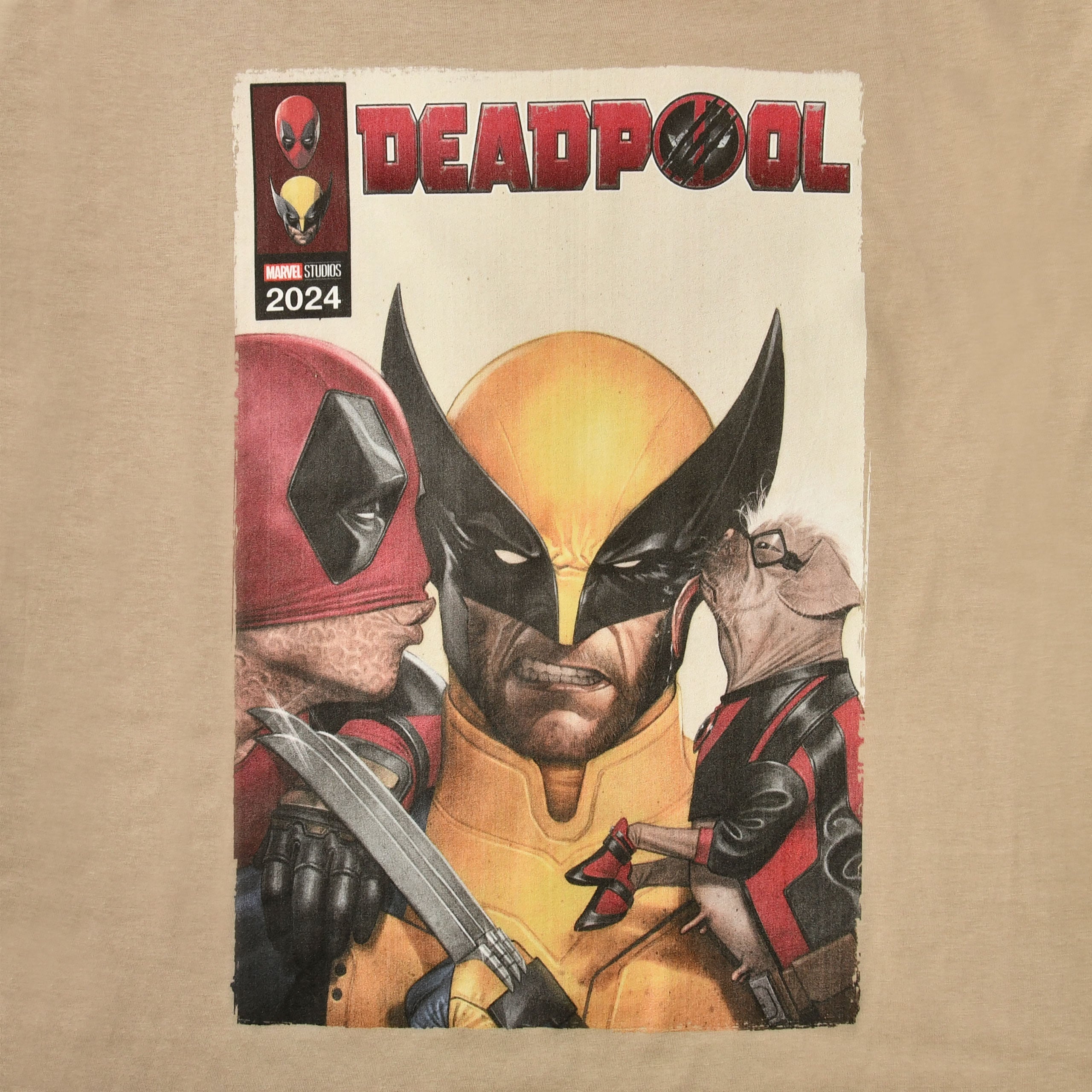 Produktbild Deadpool - Kisses Wolverine T-Shirt beige