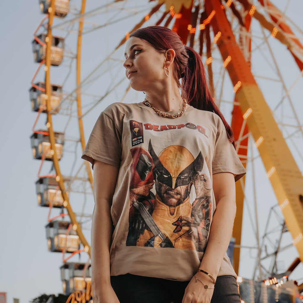 Produktbild Deadpool - Kisses Wolverine T-Shirt beige