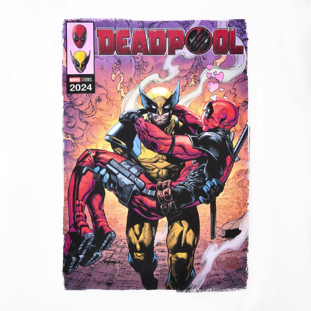 Produktbild Deadpool and Wolverine Best Bubs Comics T-Shirt weiß
