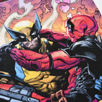 Produktbild Deadpool and Wolverine Best Bubs Comics T-Shirt weiß