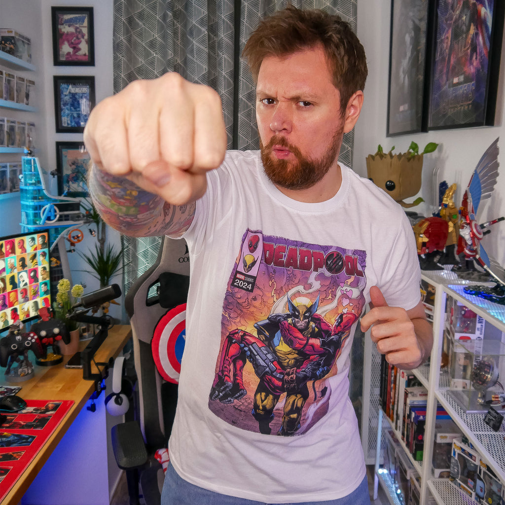 Produktbild Deadpool and Wolverine Best Bubs Comics T-Shirt weiß