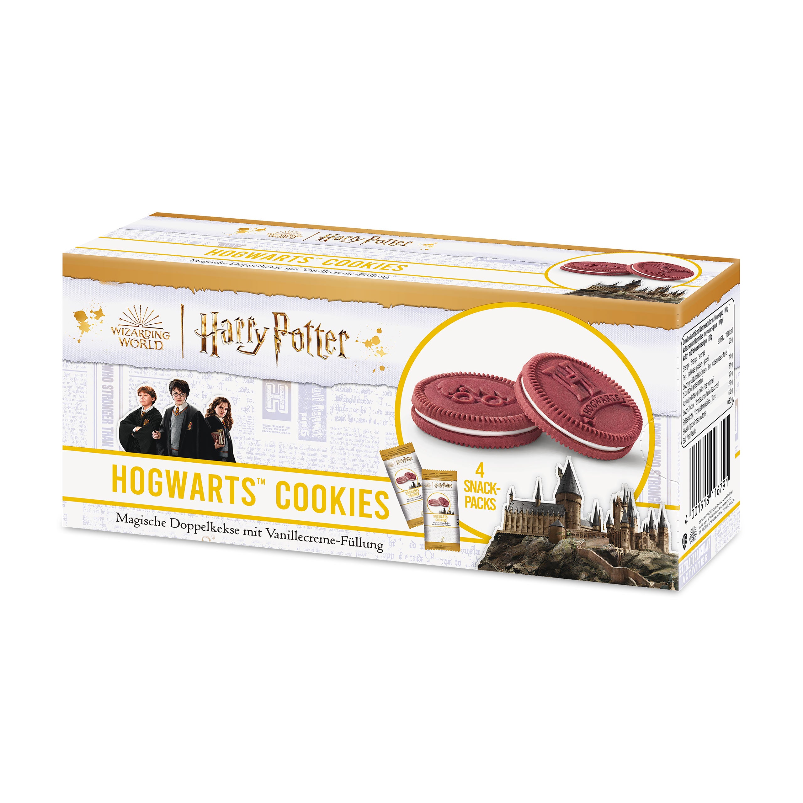 Produktbild Harry Potter - Hogwarts Kekse mit Vanillecreme-Füllung