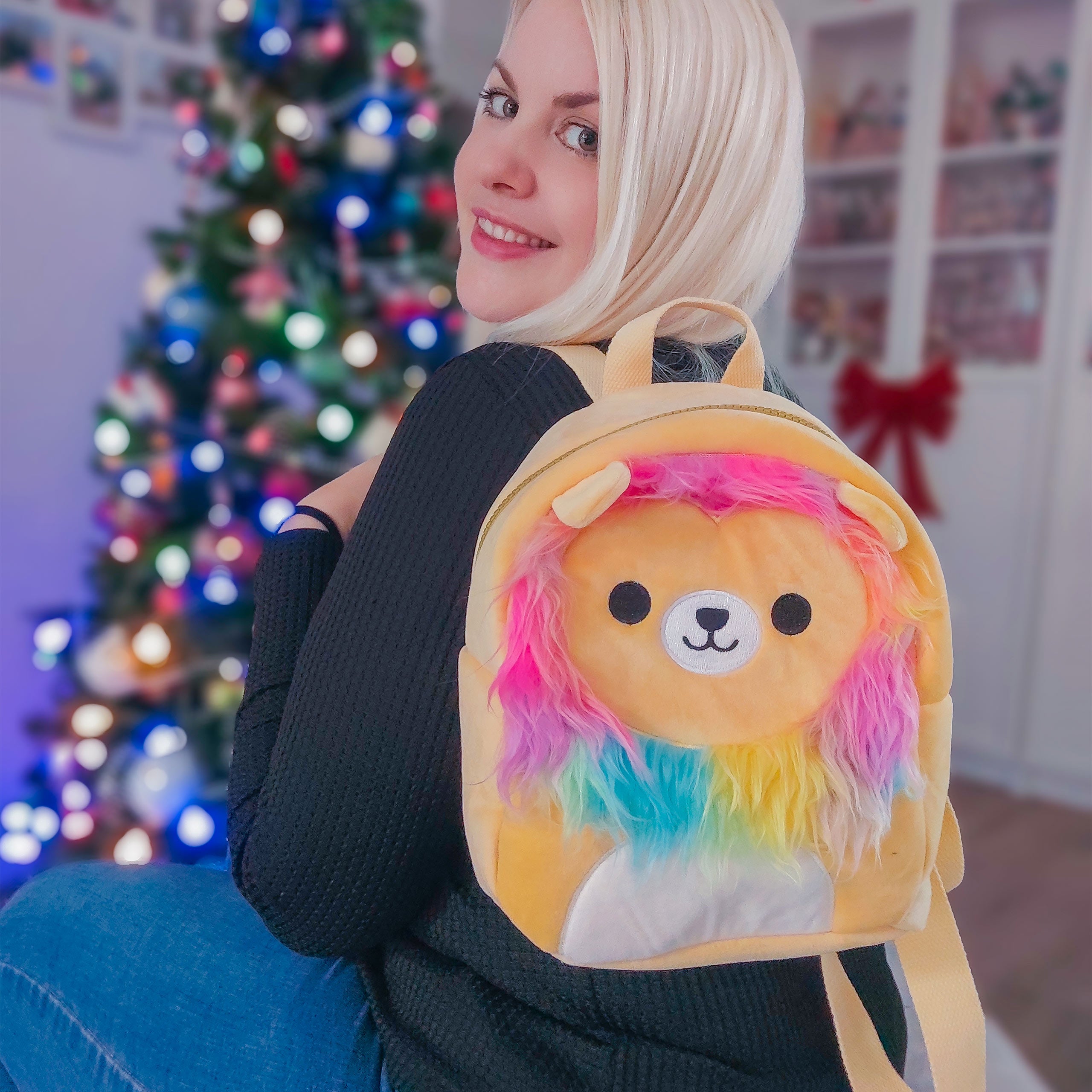 Produktbild Squishmallows - Leonard Plüsch Mini Rucksack