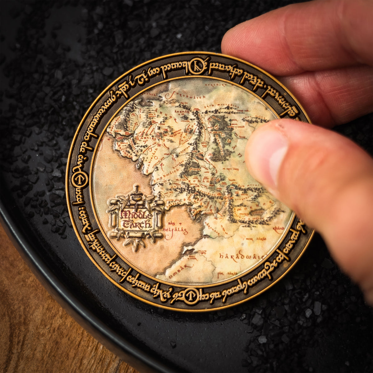 Produktbild Der Herr der Ringe - Mittelerdekarte Sammlermünze limitiert