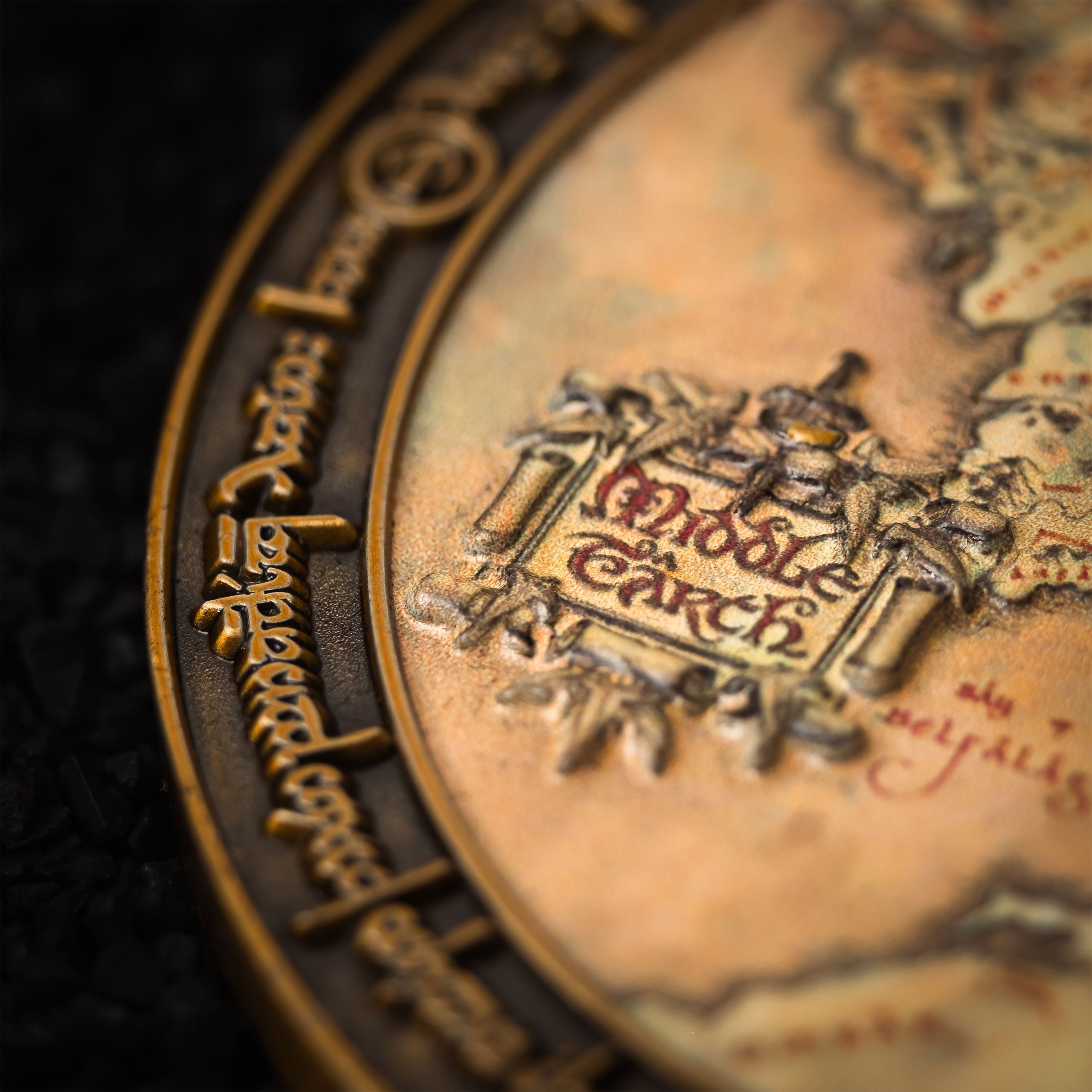 Produktbild Der Herr der Ringe - Mittelerdekarte Sammlermünze limitiert