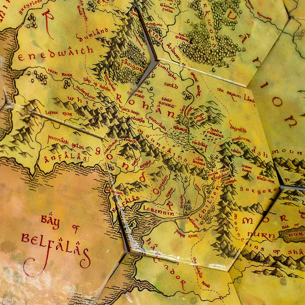 Produktbild Der Herr der Ringe - Mittelerdekarte Untersetzer 12er Set