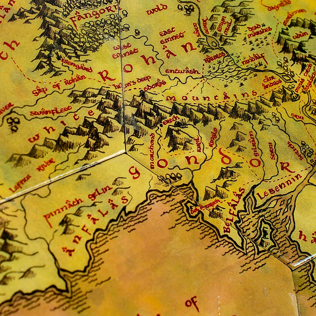 Produktbild Der Herr der Ringe - Mittelerdekarte Untersetzer 12er Set