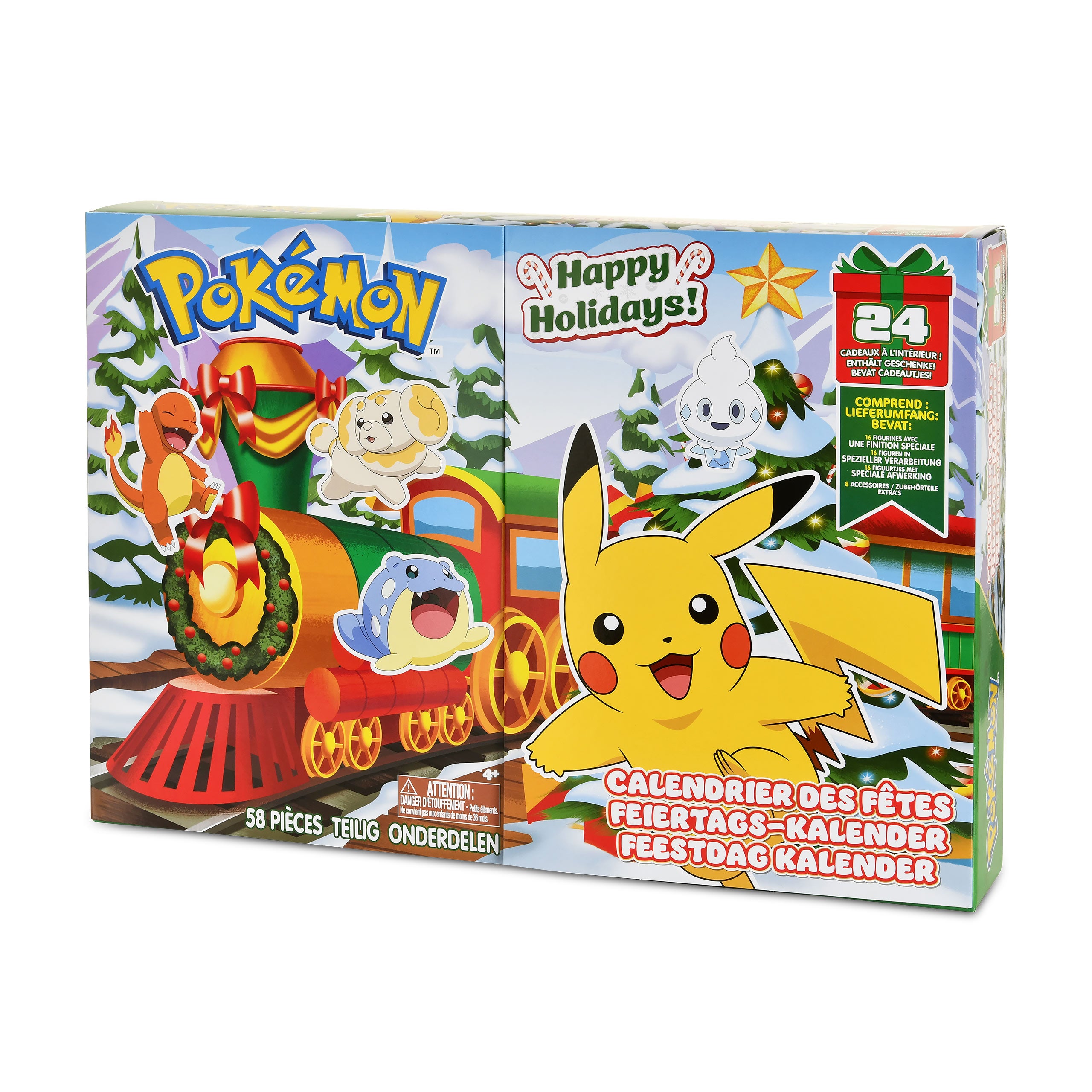 Produktbild Pikachu Happy Holidays Adventskalender - Pokemon