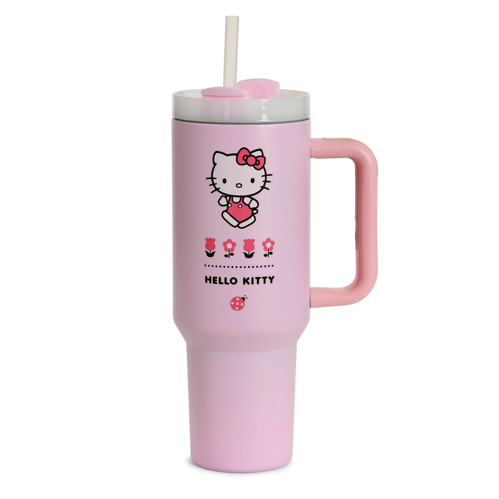 Produktbild Hello Kitty - Flower To Go Becher mit Strohhalm