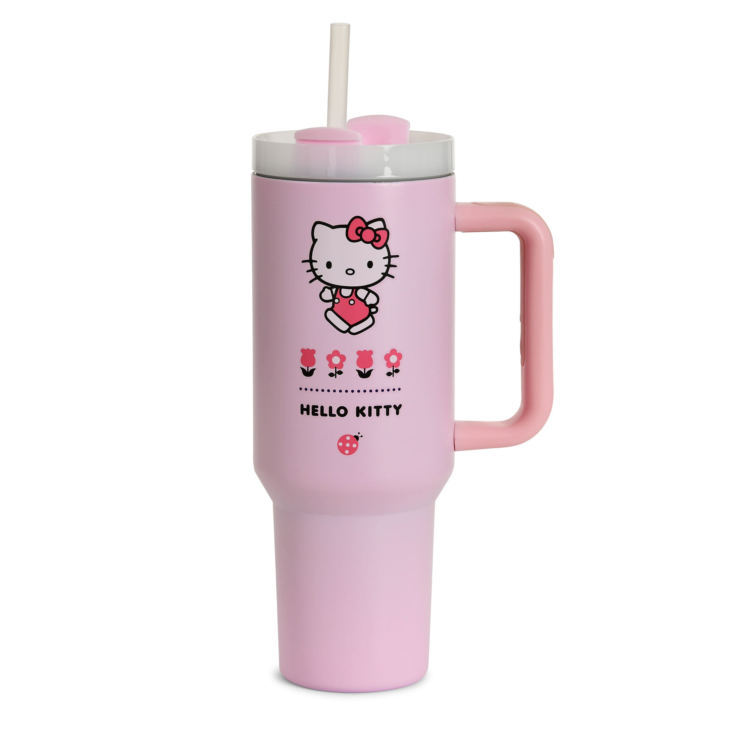 Produktbild Hello Kitty - Flower To Go Becher mit Strohhalm