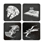 Produktbild Star Wars - Spaceship Untersetzer Set