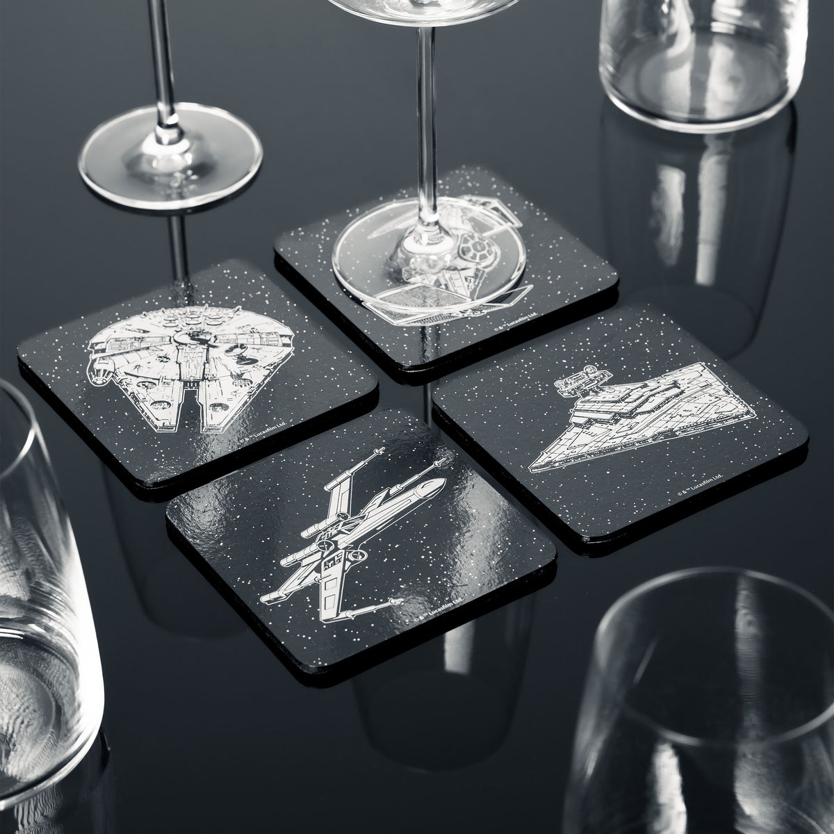 Produktbild Star Wars - Spaceship Untersetzer Set