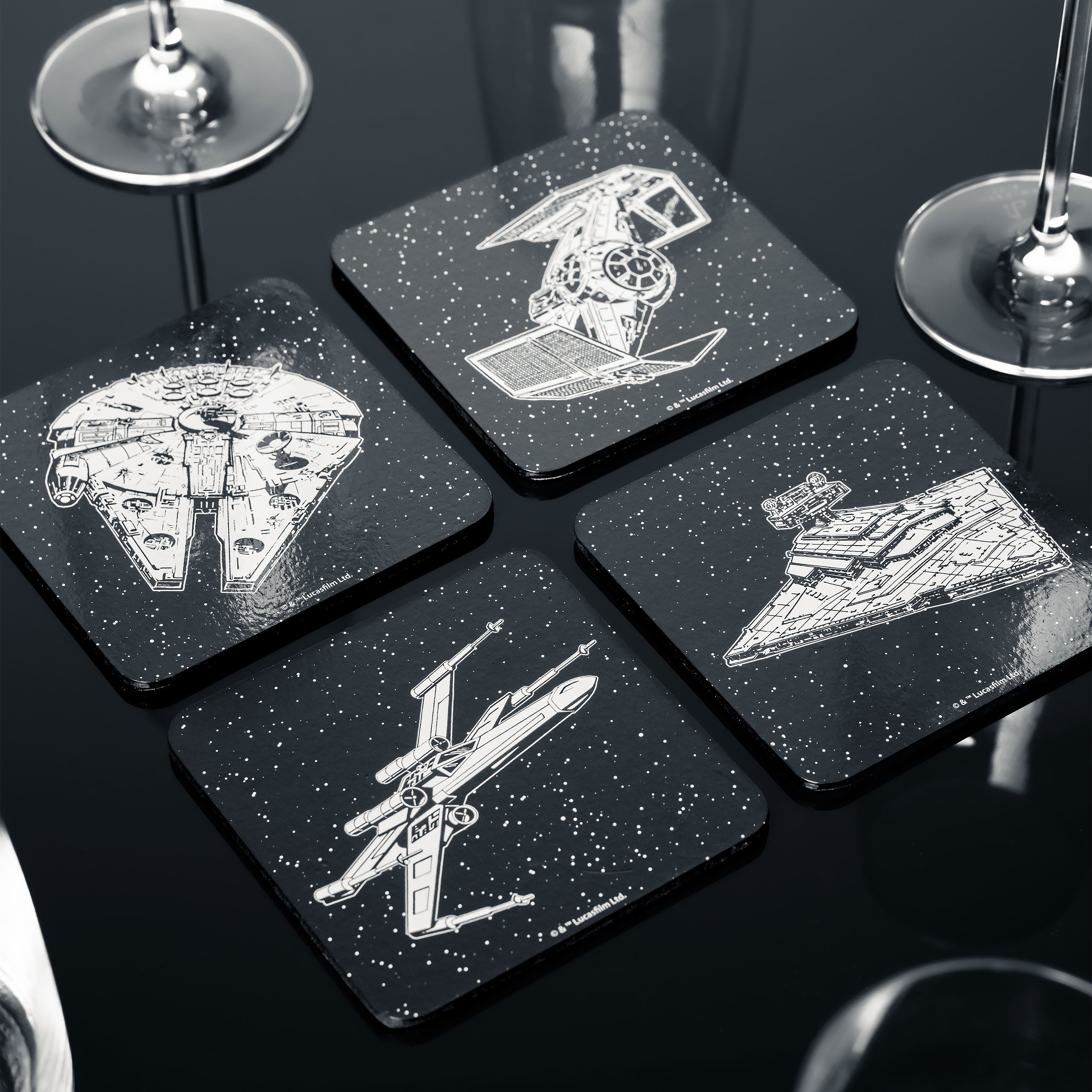 Produktbild Star Wars - Spaceship Untersetzer Set