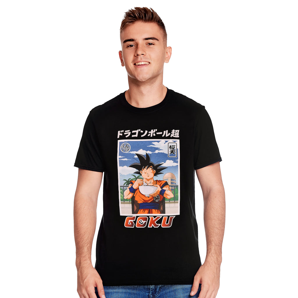 Produktbild Dragon Ball - Goku Eat T-Shirt schwarz