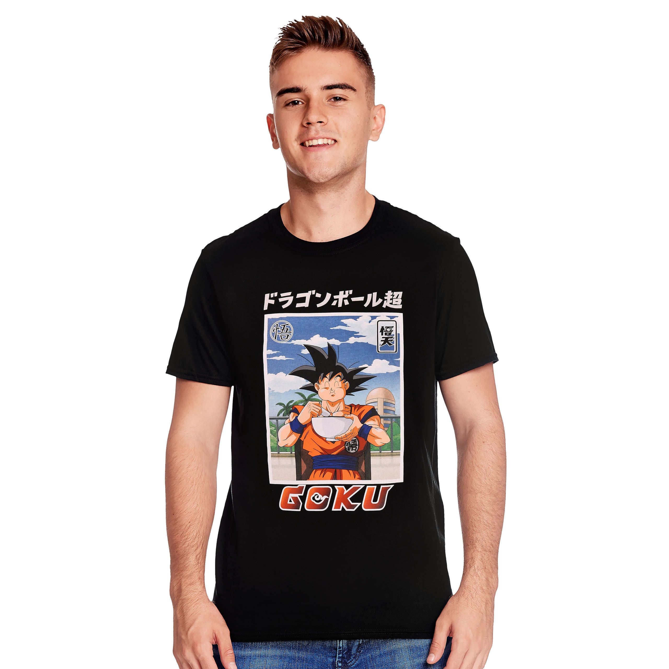 Produktbild Dragon Ball - Goku Eat T-Shirt schwarz